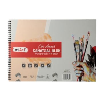 miArt Çok Amaçlı Sanatsal Blok 25x35cm 180gr 15yp