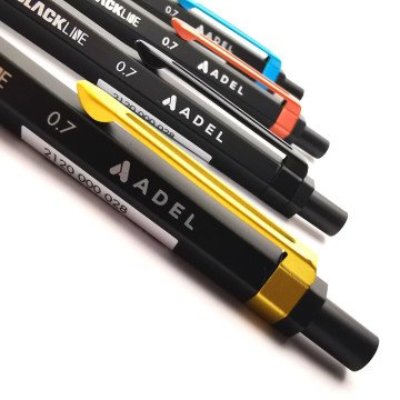 Adel Blackline Mekanik Versatil Kalem 0.7mm Klasik Renkler Bakır