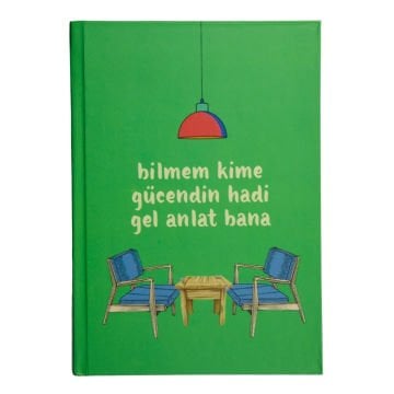 Yıldız Sert Kapak 14x20cm 80yp Duygulu Defter Çizgili Bilmem