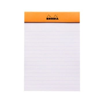 Rhodia Bloknot A6 Turuncu 80gr Çizgili 80yp