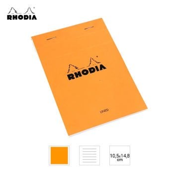 Rhodia Bloknot A6 Turuncu 80gr Çizgili 80yp