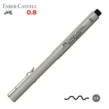 Faber Castell Ecco Pigment Teknik Çizim Kalemi Siyah 0.8mm