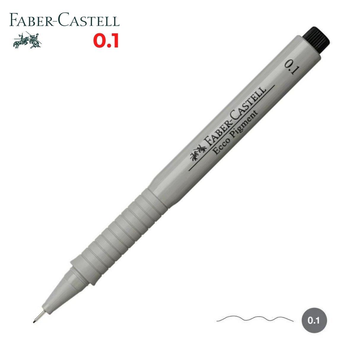 Faber Castell Ecco Pigment Teknik Çizim Kalemi Siyah 0.1mm