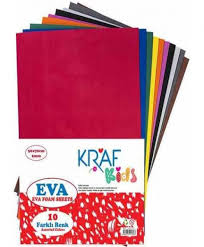 Kraf Eva 50x70cm Karışık 10 Renk