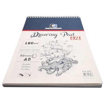 Alex Schoeller Drawing Pad Eskiz Defteri 120gr A5 50yp Spiralli