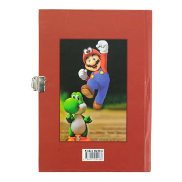 Yıldız Sert Kapak 14x20cm 80yp Kids Seri Hatıra Defteri Çizgili Kilitli Mario
