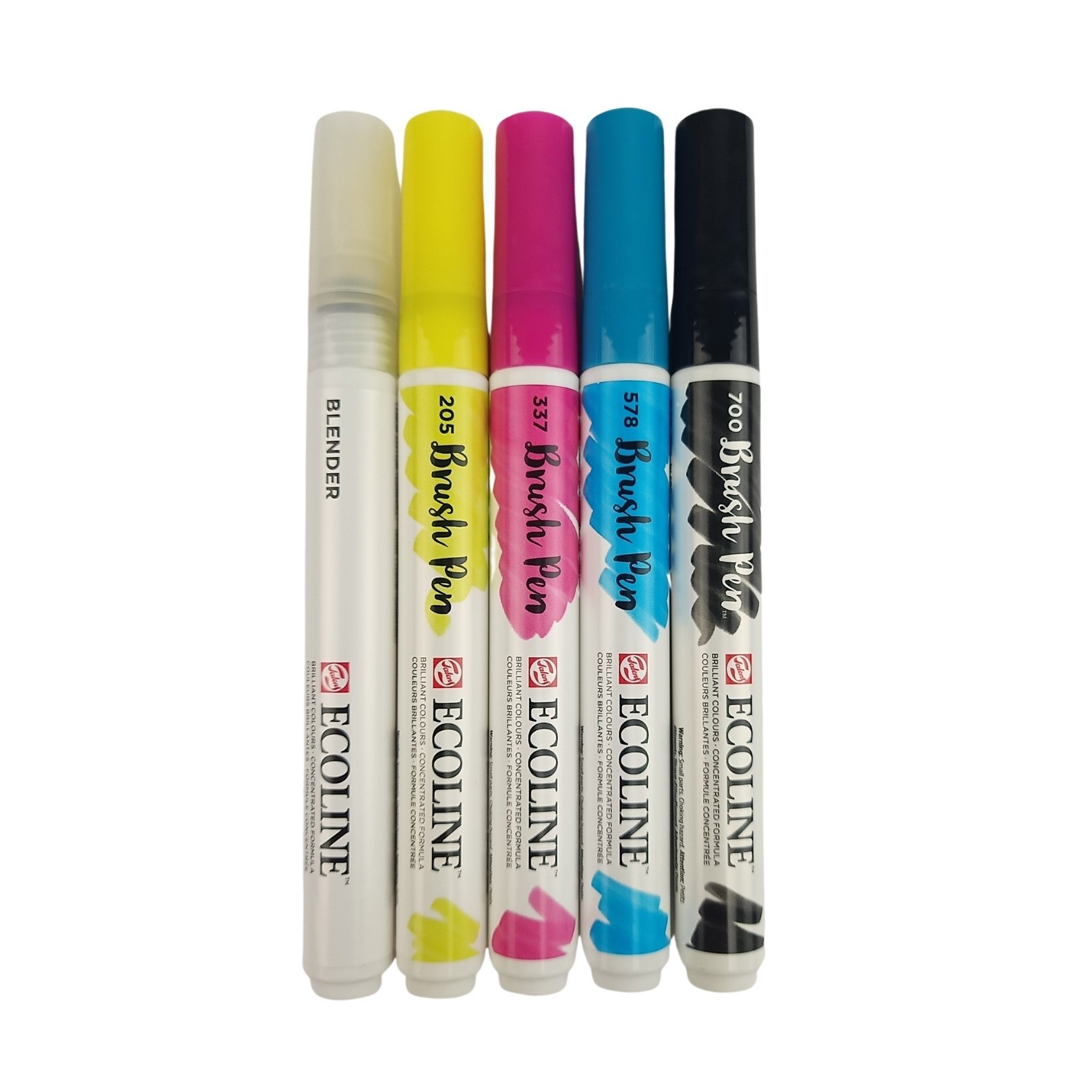 Talens Ecoline Brush Pen 5li Set Primary