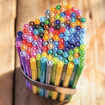 Stabilo Pen 68 Kalın Uçlu Keçeli Kalem 25 Pastel Turuncu