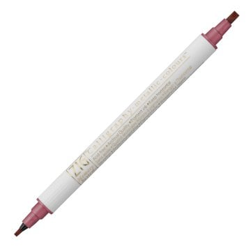 Zig Kaligrafi Kalemi MS-8400 Çift Taraflı Düz Kesik 2.0-3.5mm 126 Metalik Kırmızı (Red)
