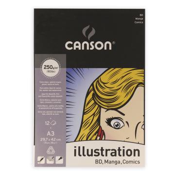 Canson Illustration Çizim Blok A3 250gr 12 Yaprak