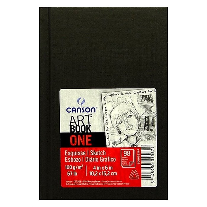 Canson Art Book One Eskiz Defter Sert Kapak 10.2X15.2cm 100gr 98 Yaprak