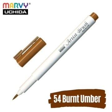 Marvy Artist Brush Pen 1100 Firça Uçlu Kalem 54 Burnt Umber