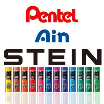 Pentel Ain Stein Kalem Ucu Hi-Polymer 0,3mm B 15 Adetlik Tüp