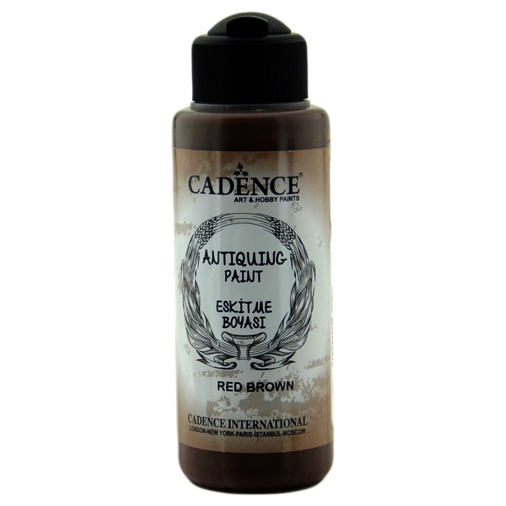 Cadence Antique Paint Eskitme Boyası 120ml 301 Kızıl