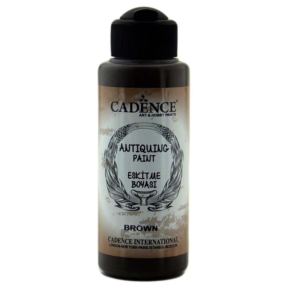 Cadence Antique Paint Eskitme Boyası 120ml 302 Kahverengi