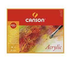 Canson Akrilik Çizim Defteri 400gr 10yp 32x41cm