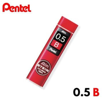 Pentel Ain Stein Kalem Ucu Hi-Polymer 0,5mm B 40 Adetlik Tüp