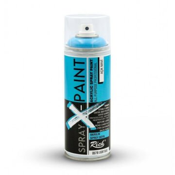 Rich X Paint Sprey Boya 400ml 06719 Açık Mavi