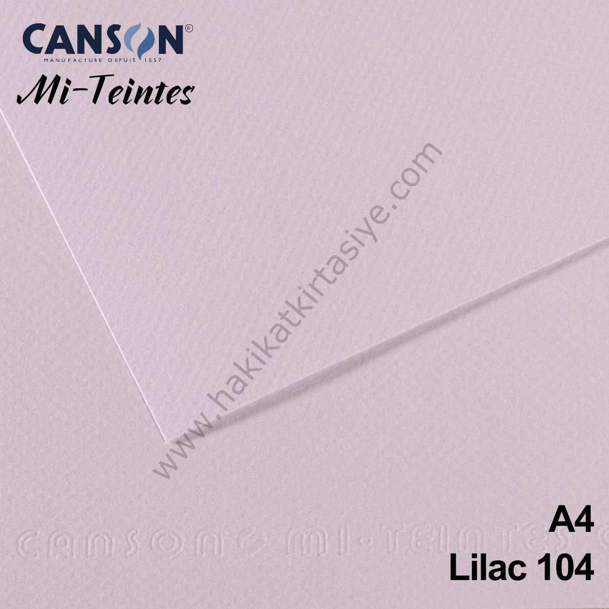 Mi-Teintes 160gr A4 104 Lilac 3lü