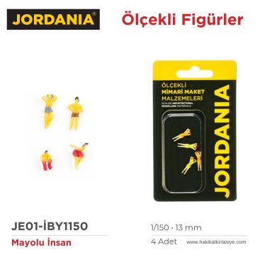 Jordania Maket İnsan Mayolu Figürü 1/150 13mm 4lü