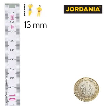 Jordania Maket İnsan Mayolu Figürü 1/150 13mm 4lü
