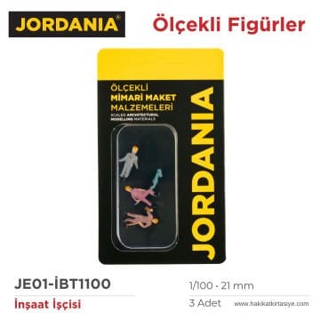 Jordania Maket İnsan İşçisi Figürü 1/100 21mm 3lü