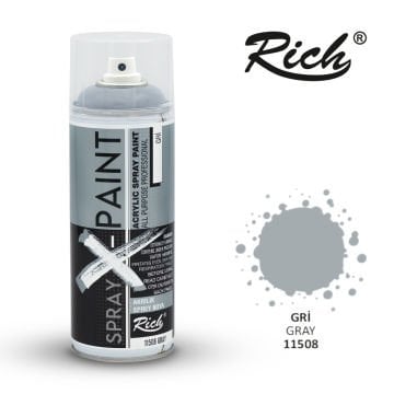 Rich X Paint Sprey Boya 400ml 11508 Gri