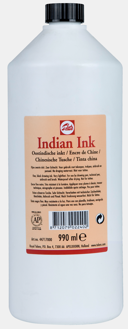 Talens Indian Ink Jar Çini Mürekkebi 990ml