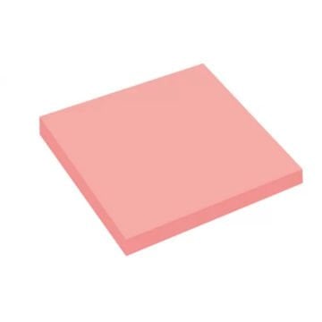 Kraf Yapışkanlı Not Kağıdı 76x76mm 50yp Şeffaf Pembe 7676TR