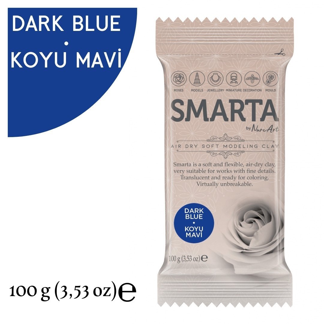 Smarta Modelleme Hamuru 100gr Koyu Mavi