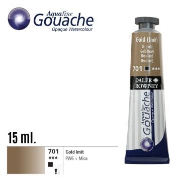 Daler Rowney Aquafine Guaj Boya Tüp 15ml 701 Gold