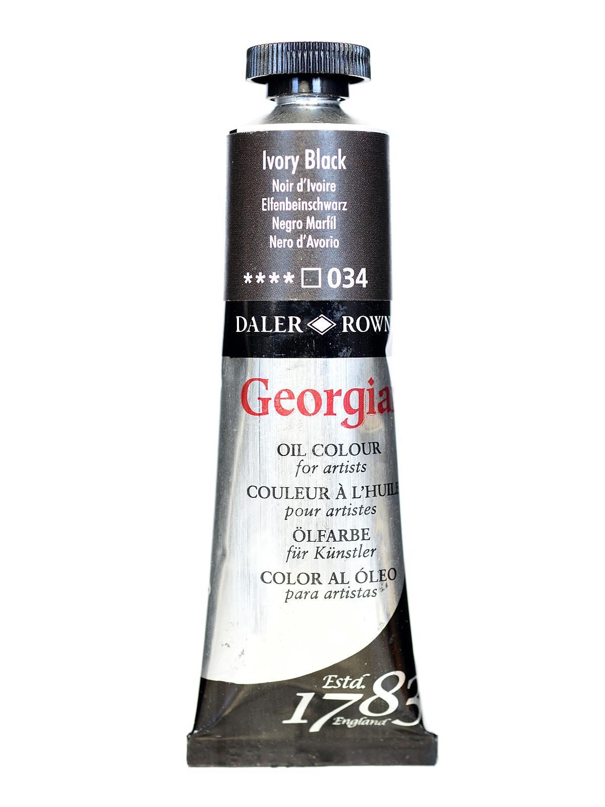 Daler Rowney Georgian Yağlı Boya 38ml 035 Lamp Black