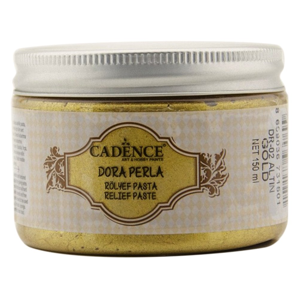 Cadence Dora Perla Rölyef Pasta 150ml Dr02 Altın