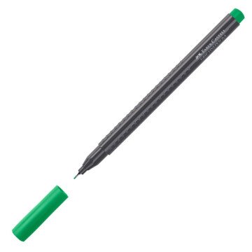 Faber Castell Grip Finepen 0.4 Keçeli Kalem Zümrüt Yeşil