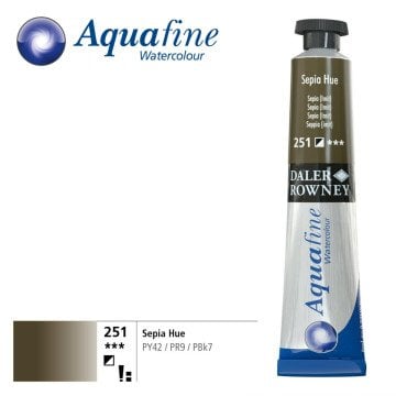 Daler Rowney Aquafine Tüp Sulu Boya 8ml 251 Sepia Hue