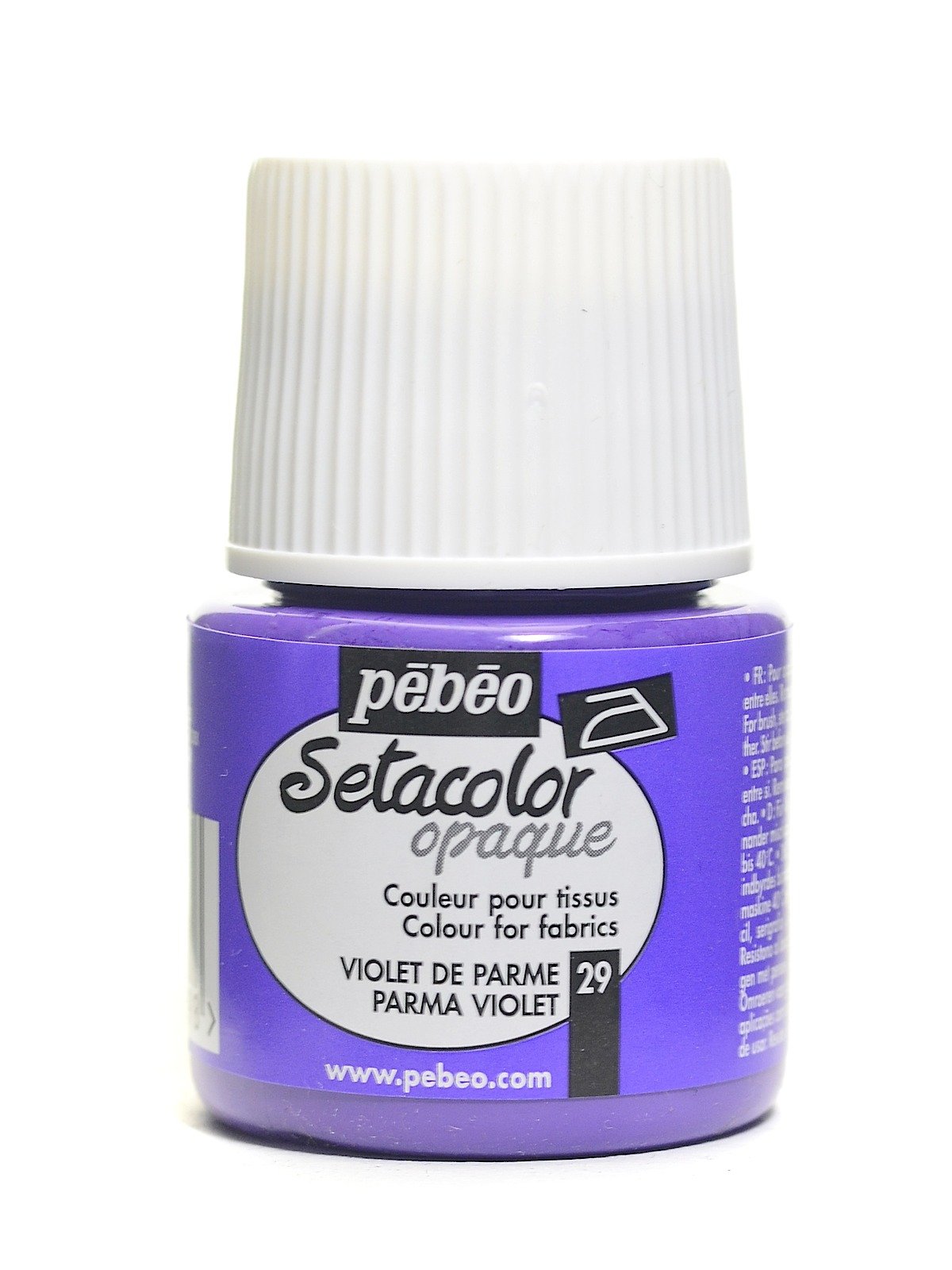Pebeo Setacolor Opak Kumaş Boyası 45ml 29 Parma Violet
