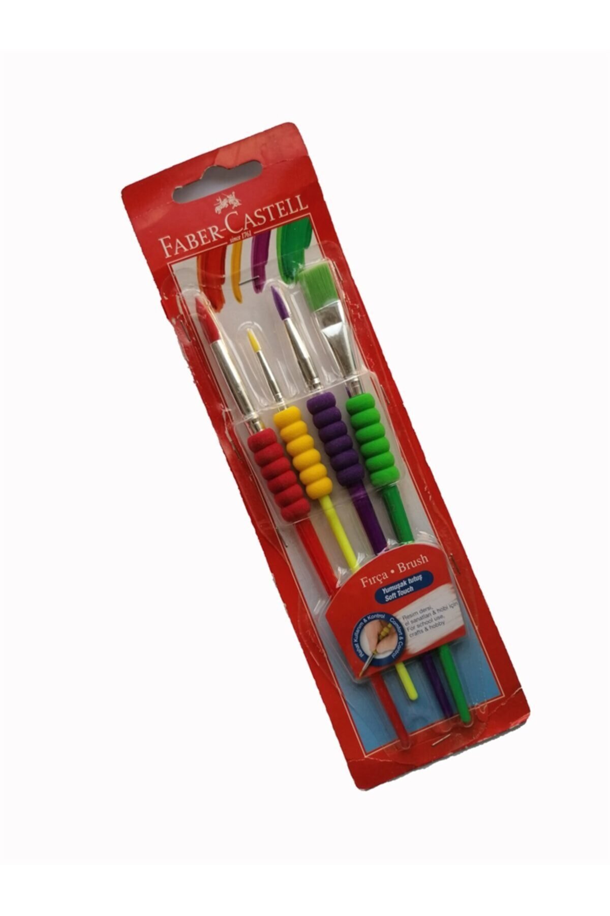 Faber Castell Soft Touch Fırça 4lü