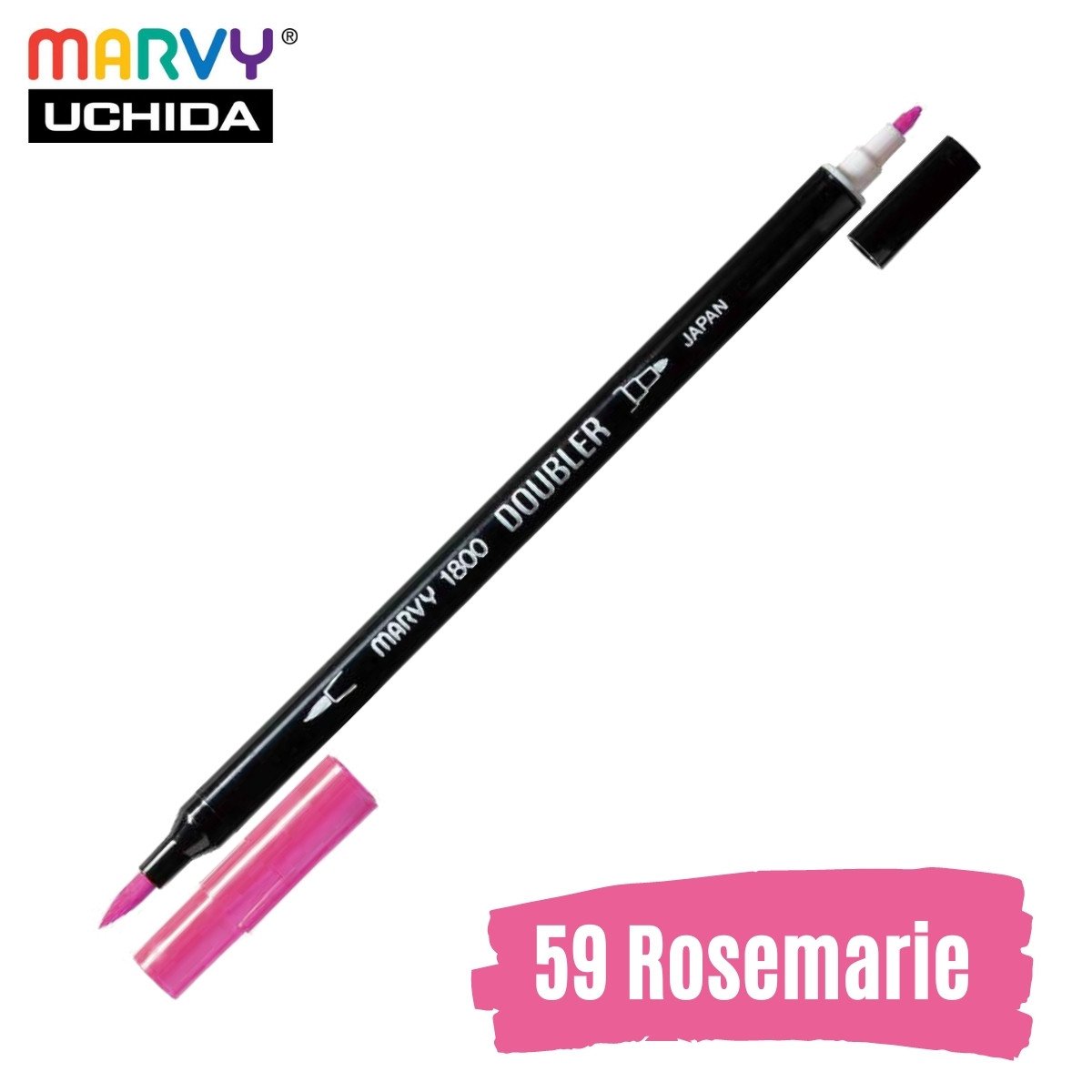 Marvy Artist Brush Pen 1800 Çift Taraflı Firça Uçlu Kalem 59 Rosemarie