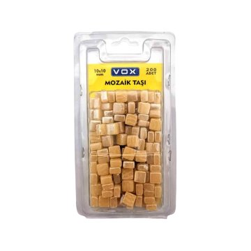 Vox Mozaik Taşı 10x10mm 07 Açık Krem 200lü