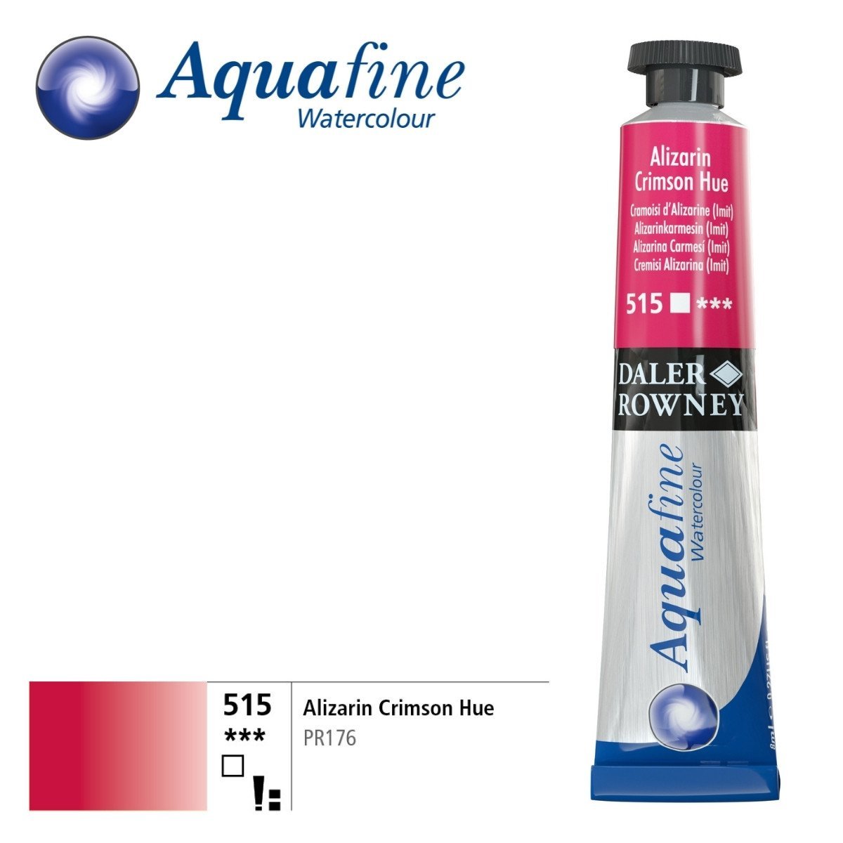 Daler Rowney Aquafine Tüp Sulu Boya 8ml 515 Alizarin Crimson