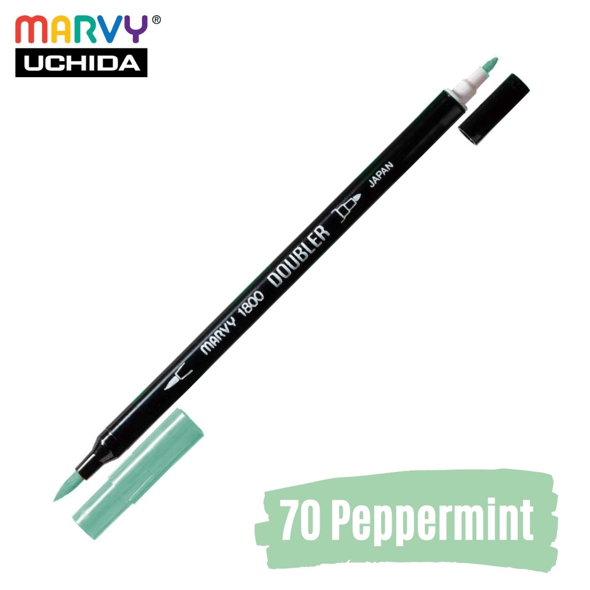 Marvy Artist Brush Pen 1800 Çift Taraflı Firça Uçlu Kalem 70 Peppermint