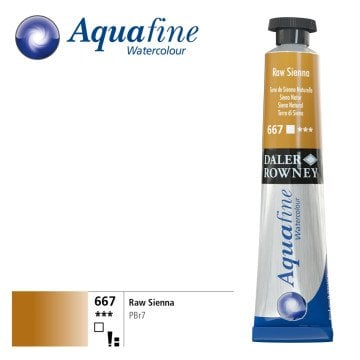 Daler Rowney Aquafine Tüp Sulu Boya 8ml 667 Raw Sienna