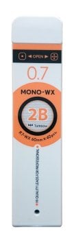 Tombow Mono WX Kalem Ucu 0,7mm 2B 40lı