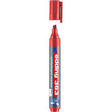 Edding 363 Flipchart Kalemi Kesik Uçlu Tahta Kalemi Kırmızı