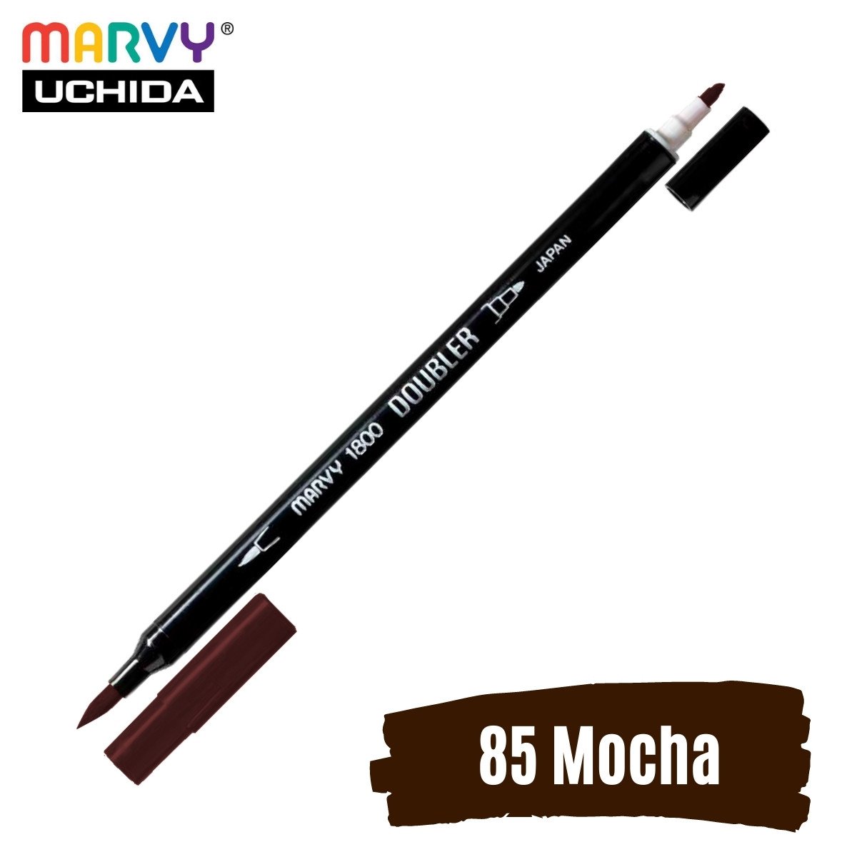 Marvy Artist Brush Pen 1800 Çift Taraflı Firça Uçlu Kalem 85 Mocha