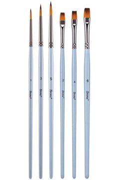 Brons Set4 BR-2203 Blister Fırça Seti 6lı