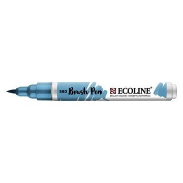 Talens Ecoline Brush Pen Fırça Uçlu Kalem 580 Pastel Blue