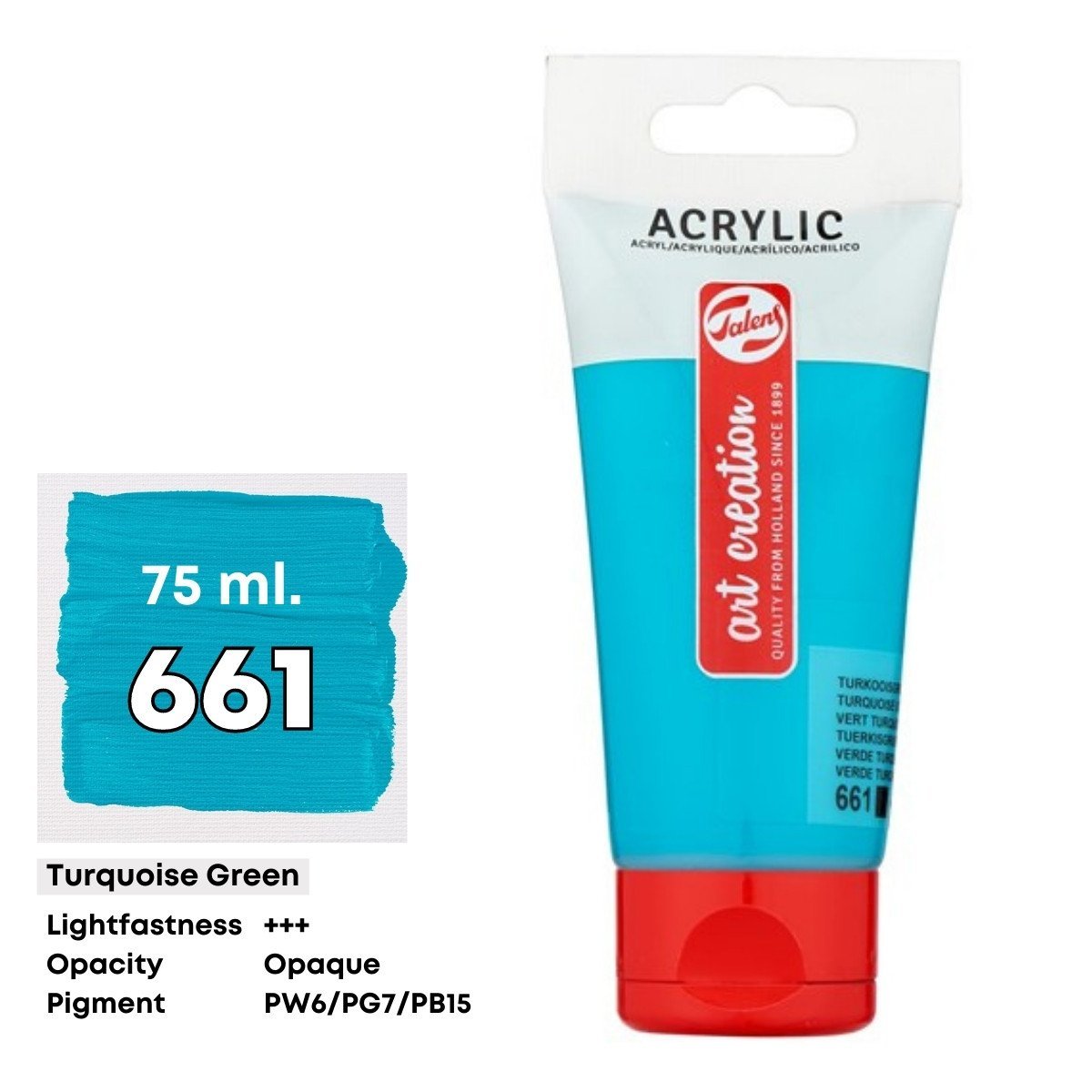 Art Creation Akrilik Boya 75ml 661 Turquoise Green