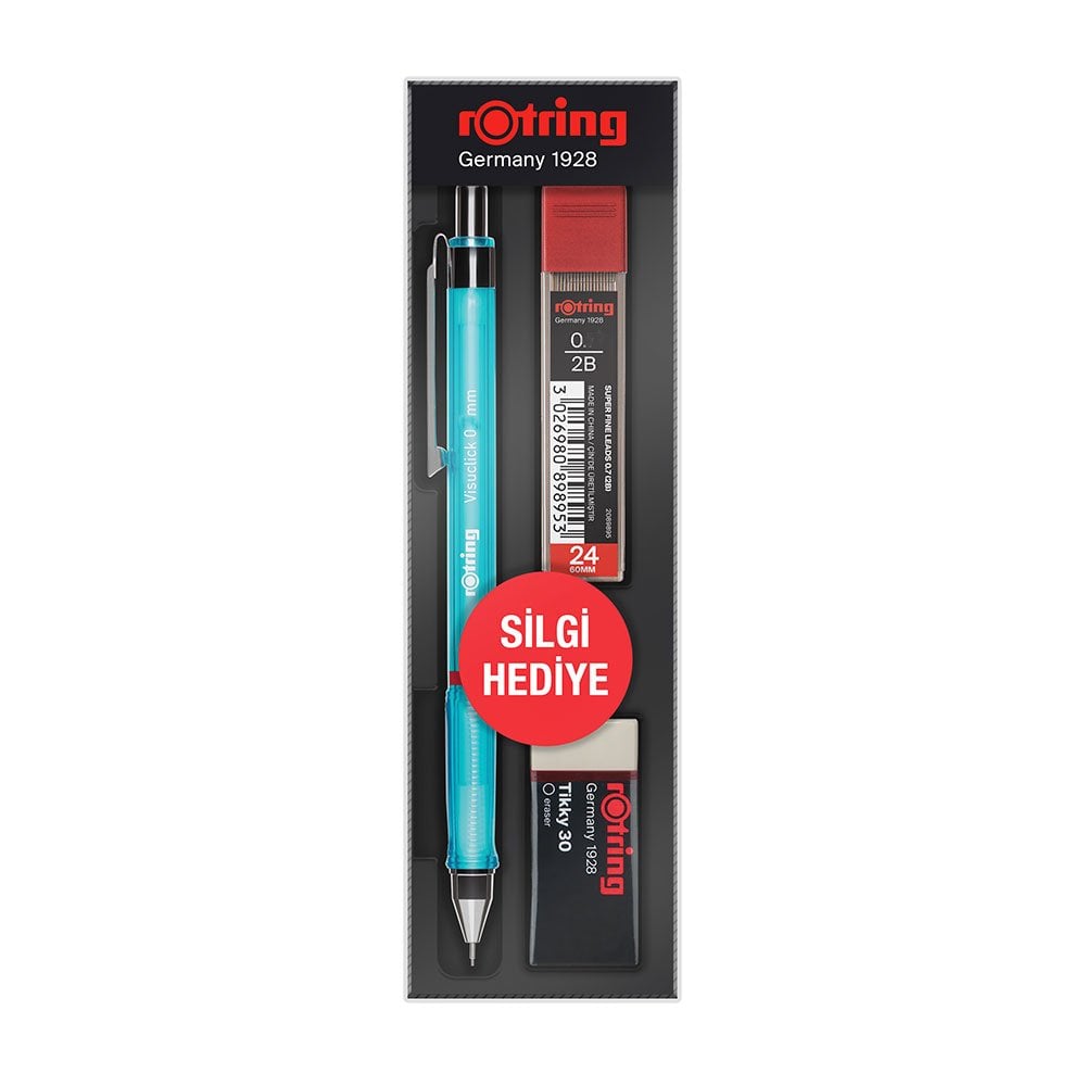 Rotring Visuclick 3lü Okul Seti 0.5mm Mavi