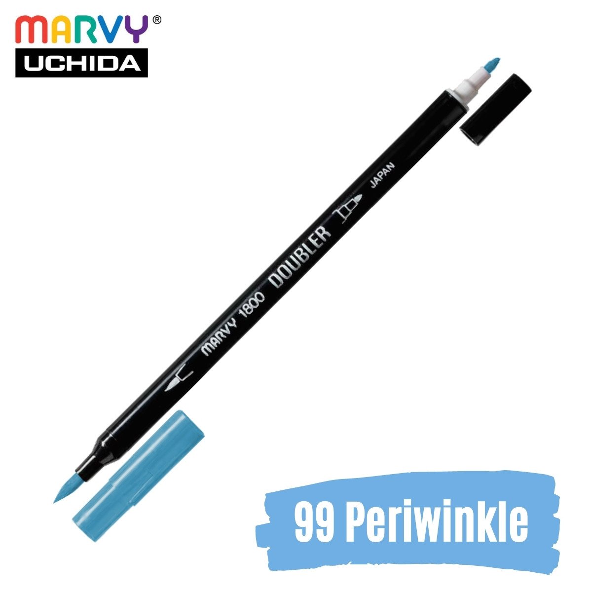 Marvy Artist Brush Pen 1800 Çift Taraflı Firça Uçlu Kalem 99 Periwinkle
